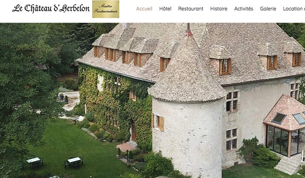 Château d'Herbelon - Realisation Serco Point Web